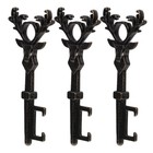 3Pcs Manual Wine Bottle Deer Head Beer Opening Tool Xmas Bottle