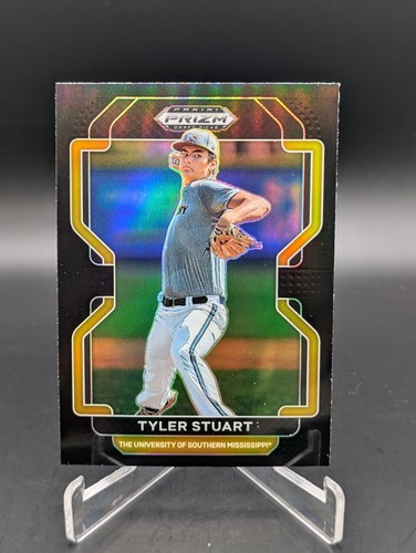 2022 Panini Prizm Draft Picks Rookie Black Tyler Stuart PDP-179 Nationals