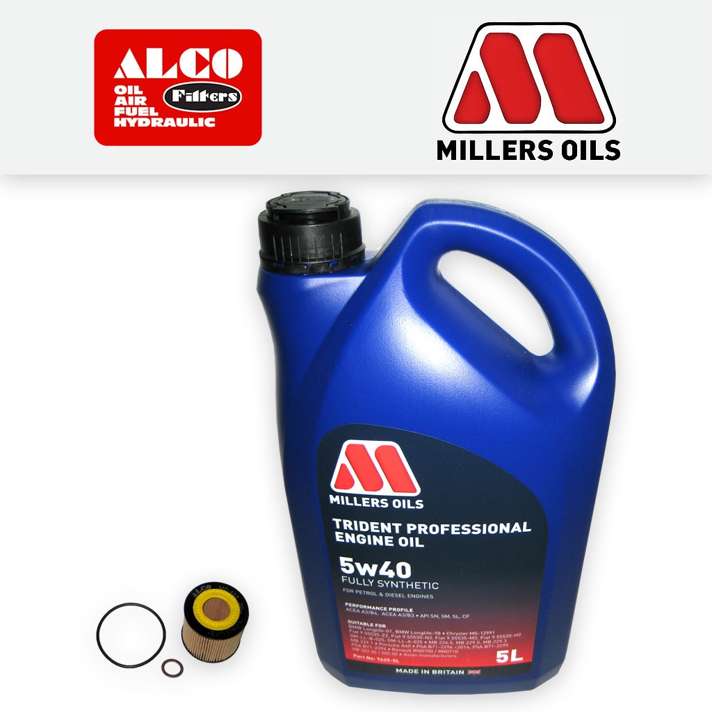 SERVICE KIT for SKODA FABIA 6Y 1.2 OIL FILTER +FS 5w40 OIL (2004-2008)