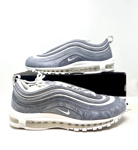 Nike x Comme Des Garçons CDG Air Max 97 Glacier Grey White - Taglia 11 Uomo - NUOVE - Foto 2 di 6