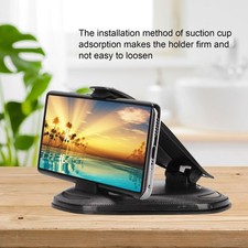 Car Mobile Phone Holder Mount Dashboard Suction Cup Self Adhesive Silicone Base