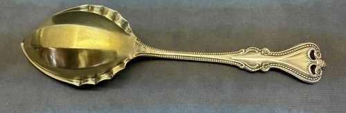 TOWLE STERLINGSILBER "ALTE KOLONIAL" ZUCKERLÖFFEL - Gold gewaschen geriffelte Schüssel, 5 7/8 - Bild 5 von 7