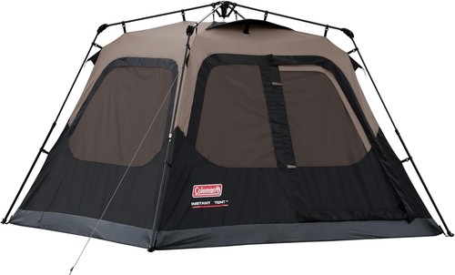 4-Person Instant Cabin Tent with Ventilated Rainfly & Integrated Storage Pockets - Picture 3 of 10