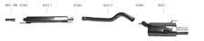 Bastuck Komplettanlage - Opel Tigra Twin Top