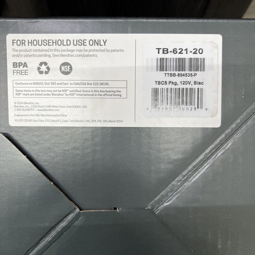 Blendtec TB-621-20 With Fourside Jar (75 oz)1560 Watts - Black - Picture 6 of 6