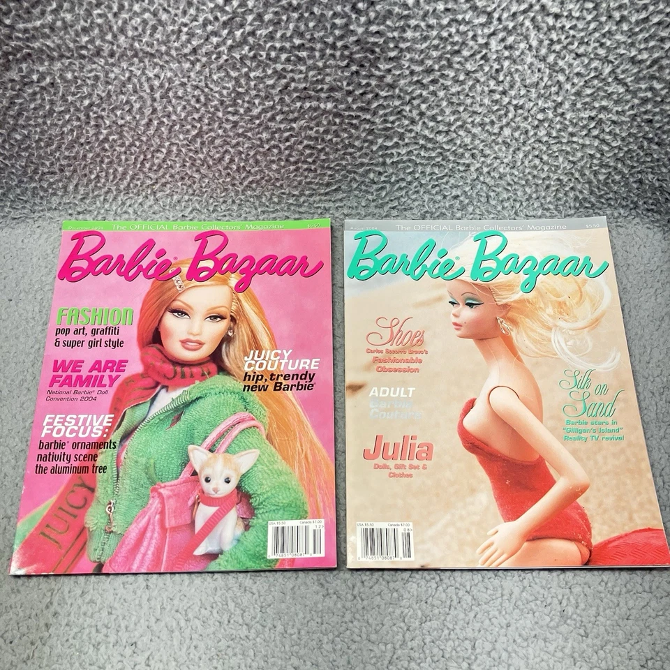 Lote Revista Barbie Bazaar (22) 1997-2004 Muñeca Incompleta Revista Coleccionista Foto 2 de 4