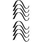 8 Pcs Hanging Flowerpot Bracket Hooks Garden Hook Practical Home Hanger