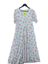 Faithfull The Brand A-Line Maxi Dress UK8 in Blue
