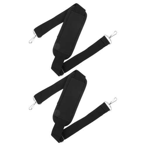 2 Pcs Briefcase Shoulder Strap Man Travel Dual Clasp Adjustable Belt - 第 4/12 張圖片
