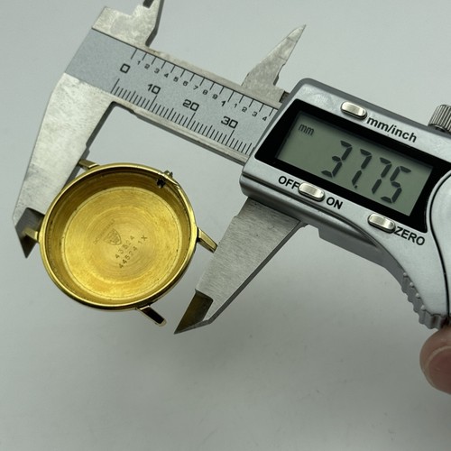 34mm Hombre Tissot 43524 44524 1X Chapado en Oro Caja Reloj Vintage REPUESTOS REPUESTOS - Imagen 17 de 18