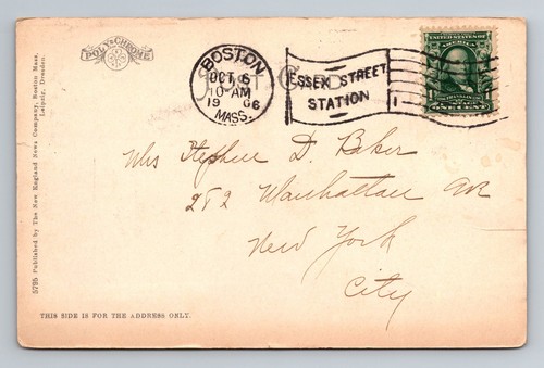 Postal de colección monumento conmemorativo Robert G Shaw de Boston MA-Massachusetts c1906 - Imagen 2 de 2