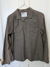 Margaret Howell olive khaki green shirt XS UK 8 or 10