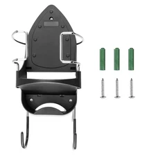 Ironing Board Hanger Wall Mount Electric Iron Holder Iron and Ironing Board S...