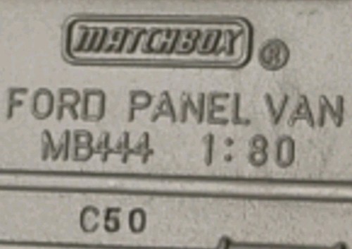 VTG 1999 Matchbox Orange "Parts & Delivery" Ford Panel Van 1:80 Diecast Vehicle - Picture 9 of 10