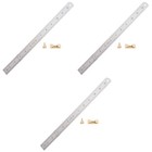 Set of 3 Bohrpositionierungslineal Holzbearbeitungslineal Messwerkzeug