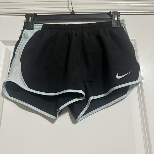 Nike Womens Running Shorts Black / Teal Size medium