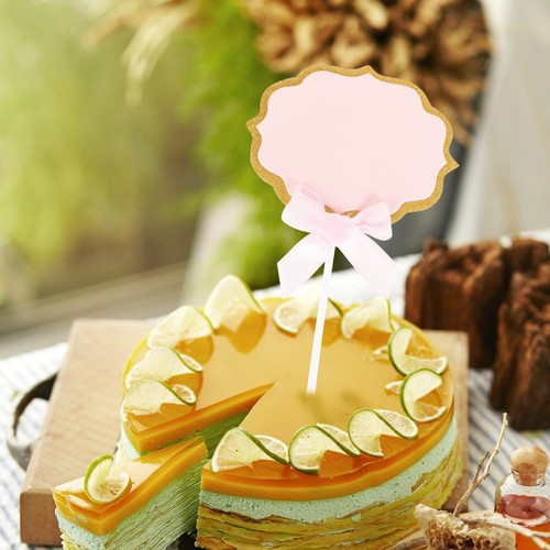10 PCs Dekorative Blankovorspannungsschilder Cupcake Toppers Cake Picks Käse - Bild 10 von 12