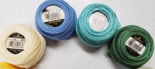 10 Balls DMC #8 Crochet Thread Yarn 95 Yards 10 Different Colors F - Picture 4 of 6