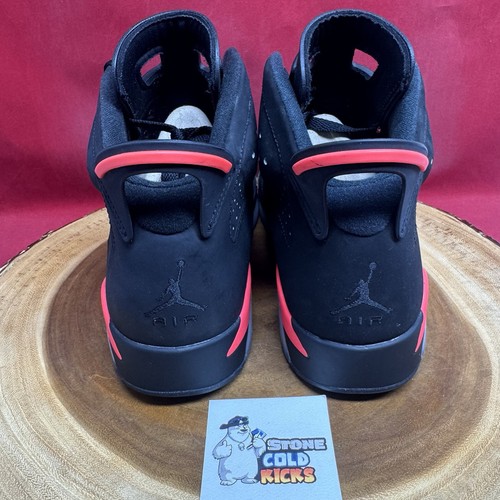 Nike Air Jordan 6 Retro Black Infrared size 10 OG VI 384664–023 White Red IV XI - Picture 3 of 10