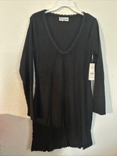Women’s. No Boundaries XL Hacci Dress NWT Black Sweater Type & Stretch