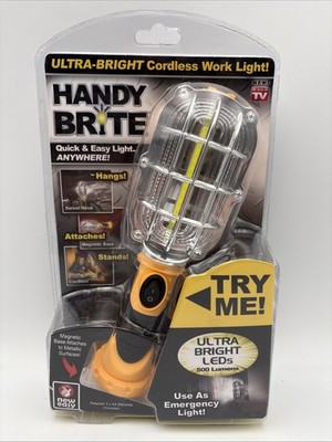 Handy Brite Heavy Duty Cordless Ultra Brite LED Light: Works, Factory Sealed