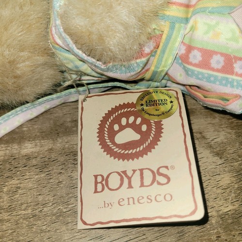 Longaberger Boyds Bear KILEY KARROTOP Plush Bunny Easter Spring NEW - Picture 5 of 7