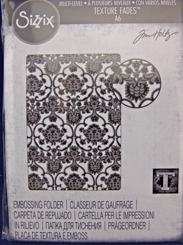 Tim Holtz Embossing Folders/NIP/App. 4"x6"/Lot of 3--3D Folders + 1 Multi-Level - Picture 4 of 6