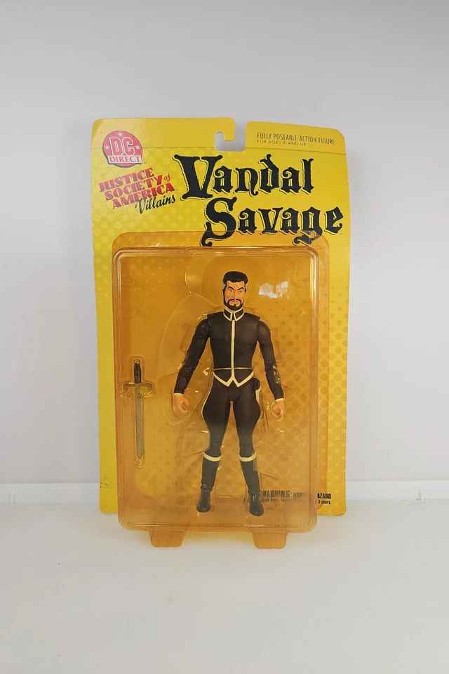 Figura de acción 2001 Vandal Savage DC Direct Justice Society of America Villains Foto 2 de 4