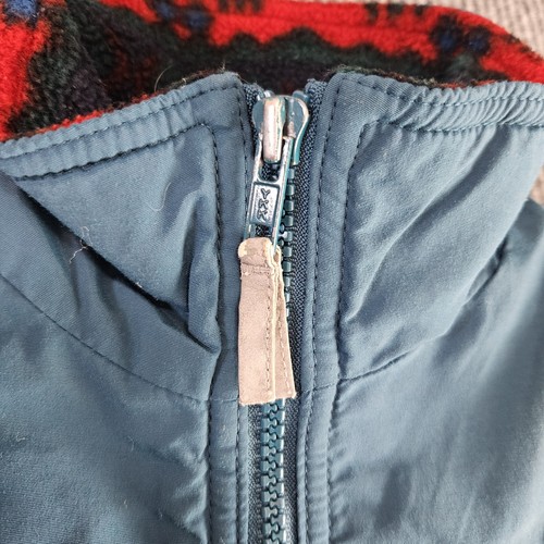 Vintage LL Bean Jacket Kids XXS Nylon Fleece Lined Full Zip Warm Up 90s Retro - Picture 3 of 11