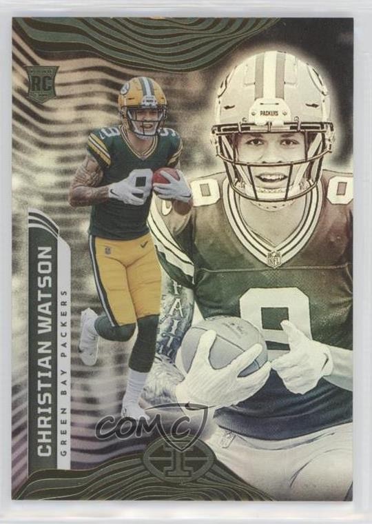 2022 Panini Illusions Christian Watson #35 Rookie RC uk2