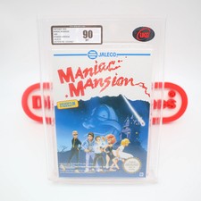 NES Nintendo MANIAC MANSION - UKG GRADED 90 MINT! BRAND NEW SPANISH! Like VGA