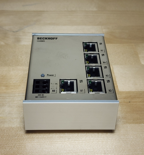 Beckhoff CU2005-0000 5-Port Ethernet Switch CU2005 100 Mbit/s 24V - Picture 3 of 8