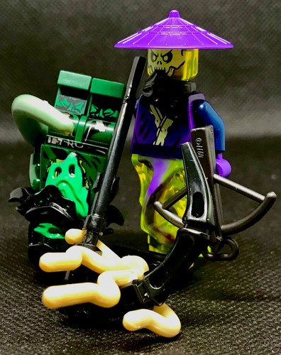 MORRO GREEN EVIL + NINJAGO © LEGO ARCHER GHOST WARRIOR GENUINE 2023 ARCADE - Imagen 6 de 7