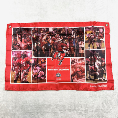 TAMPA BAY BUCCANEERS Super Bowl XXXVII Champ Flag Banner Raymond James Giveaway