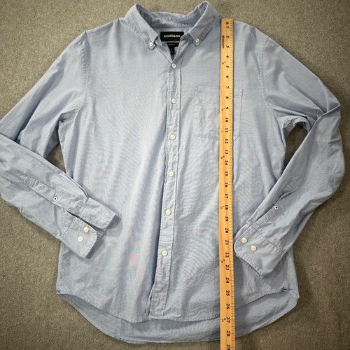 Bonobos Athletic Fit Langarm Button Down Hemd Herren Medium Regular Blau - Bild 5 von 8