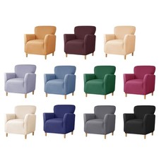 Sophisticated Single Sofa Armchair Cover Milk Silk Sofa Cover for Reading