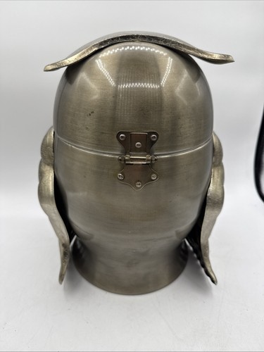 Owl Ice Bucket MCM Hong Kong Made Aluminum Insulated Hinged Lid Mauro Manettis - Picture 6 of 14