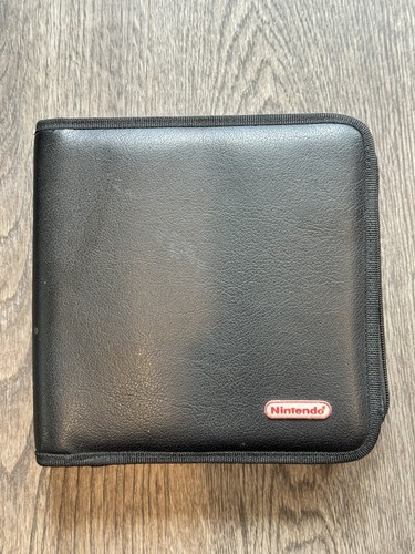 Nintendo GBA Game Boy Advance 32 Game Case Folder Binder Leather