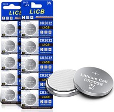 LiCB CR2032 3V Lithium Battery(10-Pack) 10 Count (Pack of 1) 