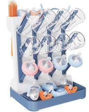 Baby Bottle Drying Rack, Vertical Bottle Rack Dryer Space Saving Bottle Dryin...