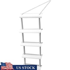 Durable Corrosion Resistant Boat Ladder Deep Docks Easy Access W/ Blend Material