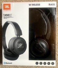 JBL T450BT Wireless On-Ear Headphones New In The Box