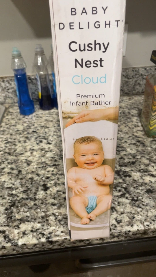 Eslinga de baño plegable de lujo para bebé bañista de verano con reclinación de 3 posiciones nueva con etiquetas Foto 2 de 4