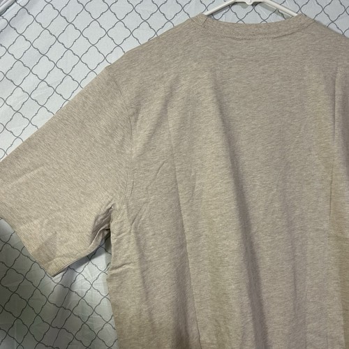 COVINGTON Pocket T-Shirt Large Tan NWT Casual Dress Solid Blank Plain Vintage - Picture 9 of 13