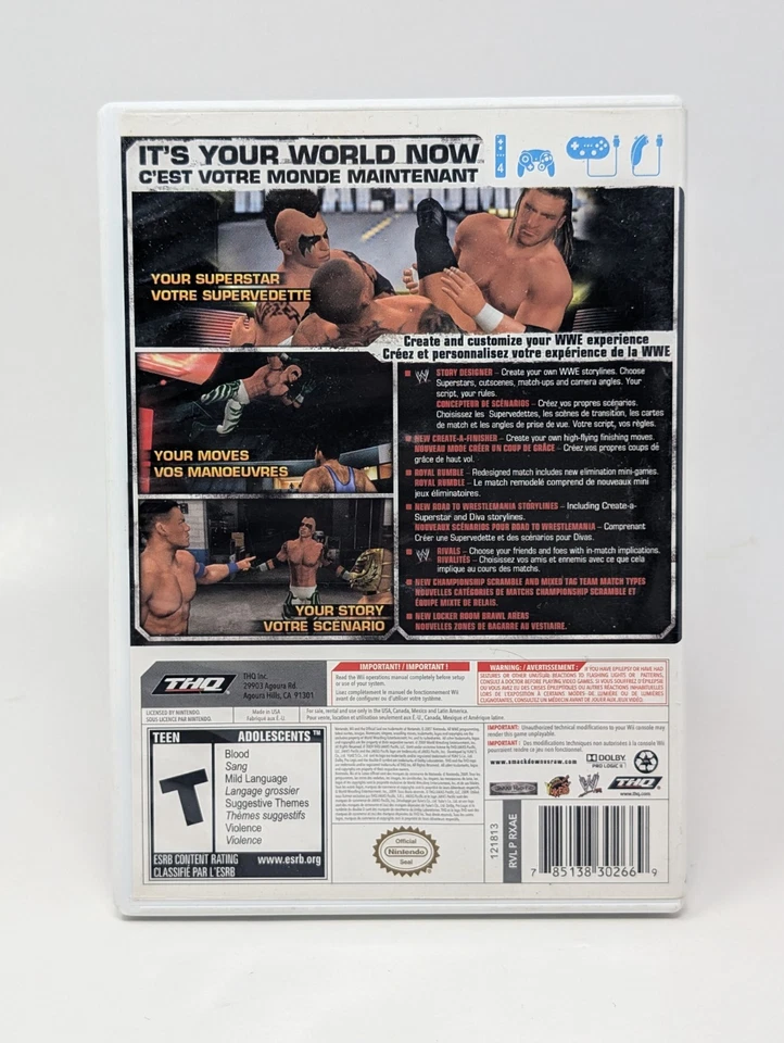 Wwe Smackdown Vs Raw 2010 - Nintendo Wii - CIB Complete - Image 2 of 3