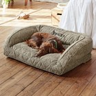 New ListingComfortFill-Eco Bolster Dog Bed - Plush Rectangular Dog Beds with Three-Sided.