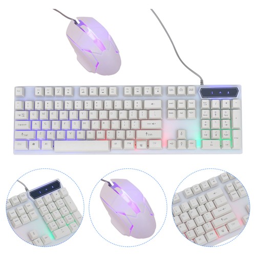 Tastatur- Und Mausset Büro Mechanische Spieltastatur Gaming- - Afbeelding 3 van 12