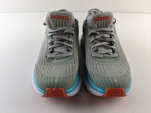 Hoka One One Clifton 5 klassischer grauer Mesh-Sportschuh für Damen US 7 - Bild 8 von 17
