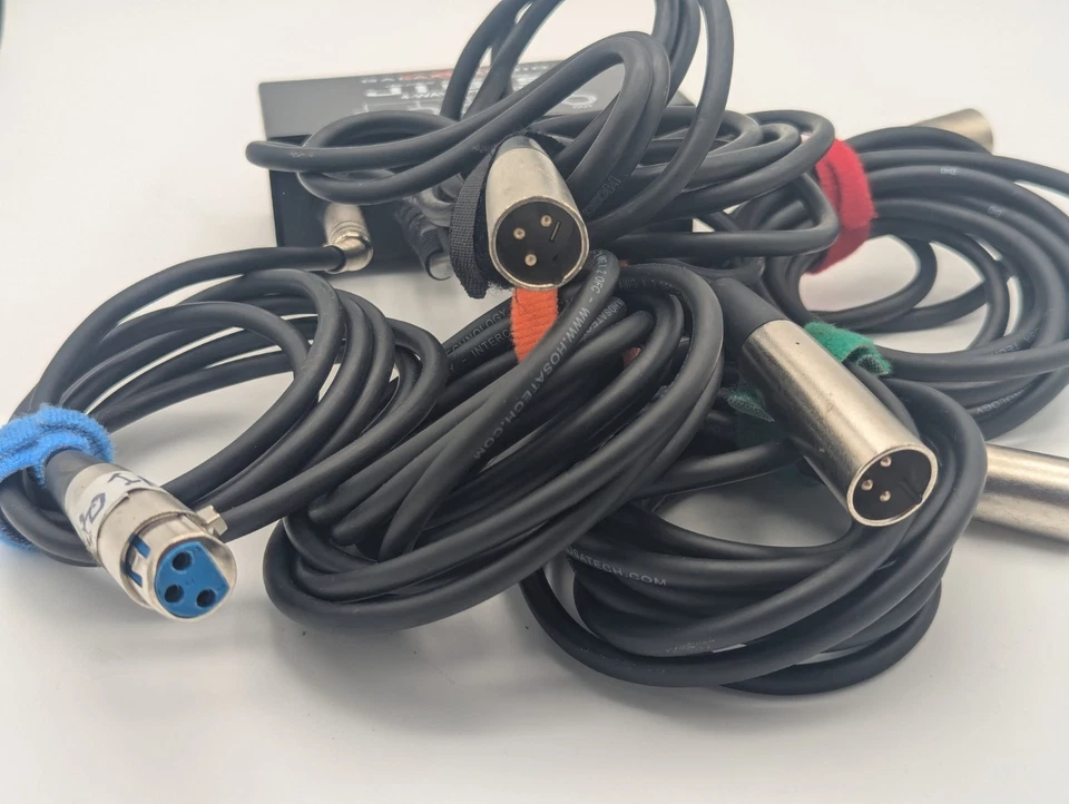 Galaxy Audio JIB/S Divisor TRS equilibrado de 4 vías 1/4" con cables Foto 3 de 4