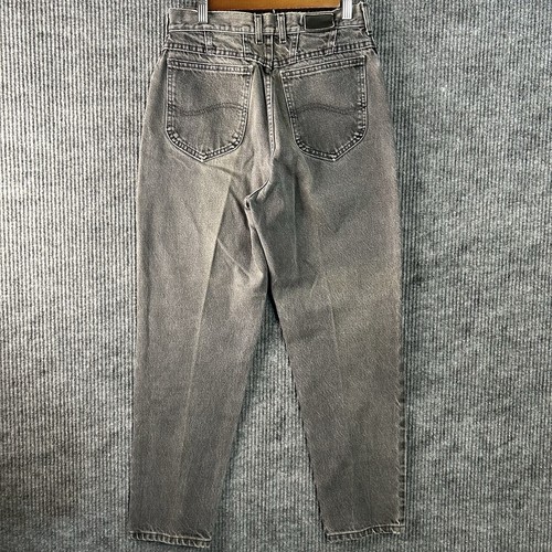 Vintage Lee Jeans Womens 10 Petite Black Made In USA - Picture 9 of 15